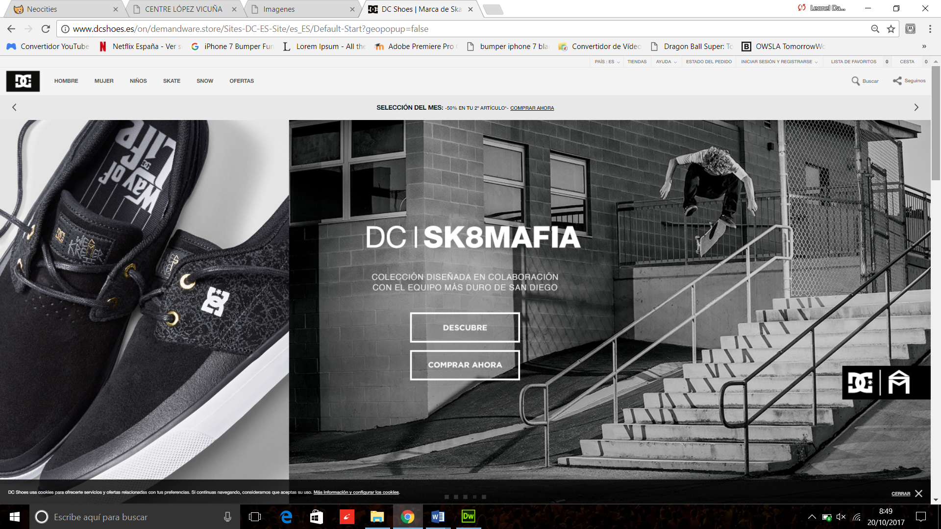 web DC shoes